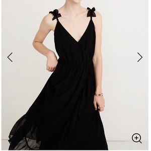 Madewell ruffle-strap wrap dress, worn 1x size 0